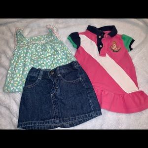 12 Month Girls, 3 Piece Summer